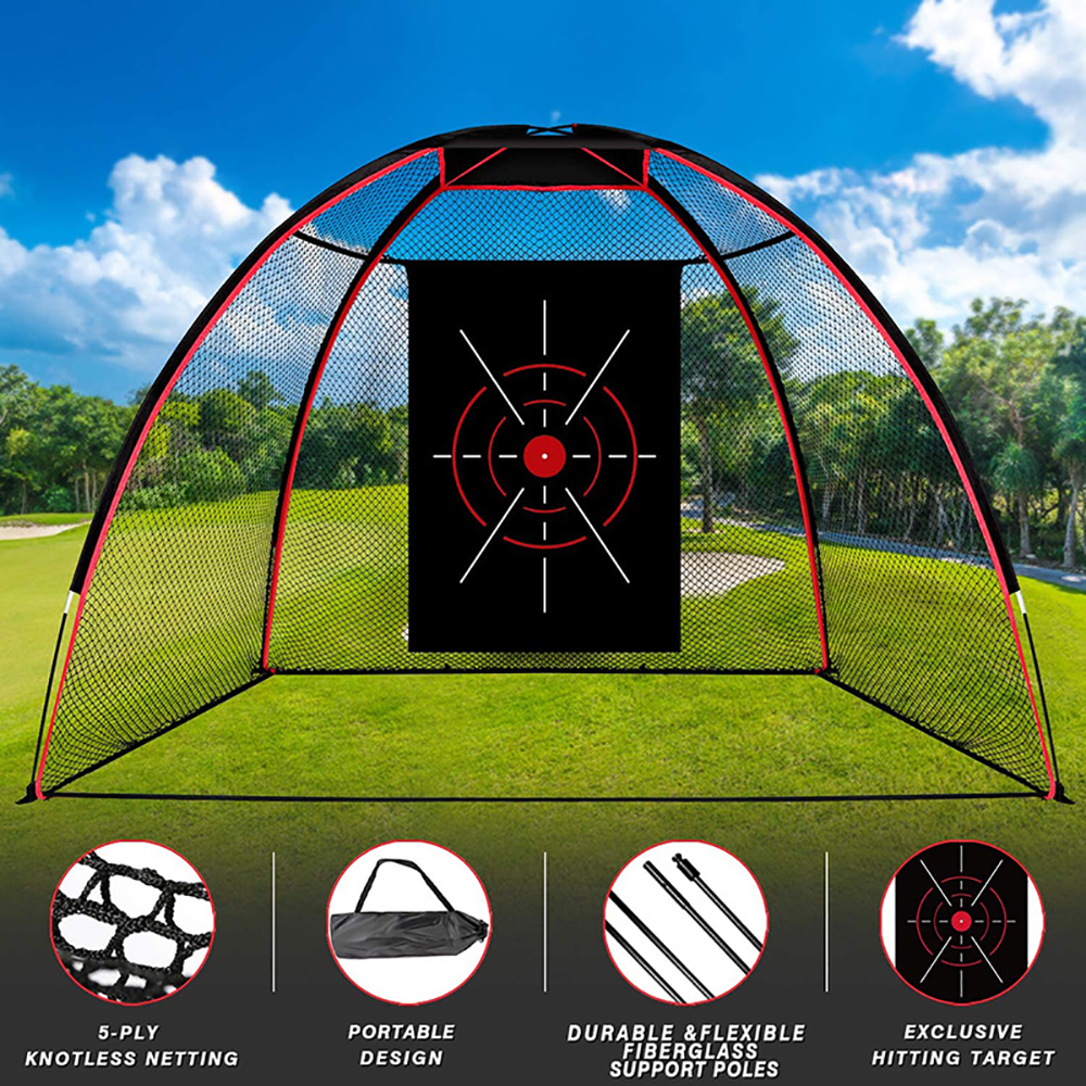 indoor golf practice net