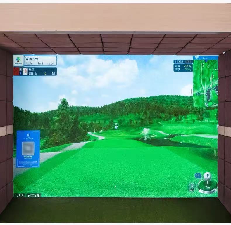 golf hitting screen