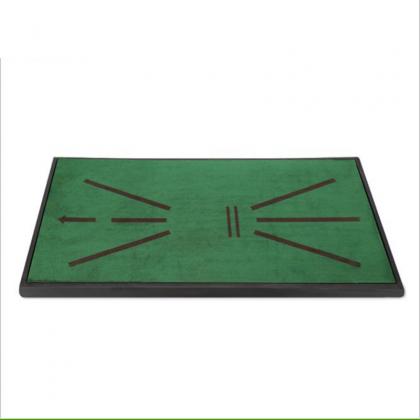 Indoor velvet belt track golf mat