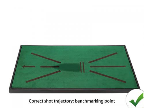 velvet belt track golf mat