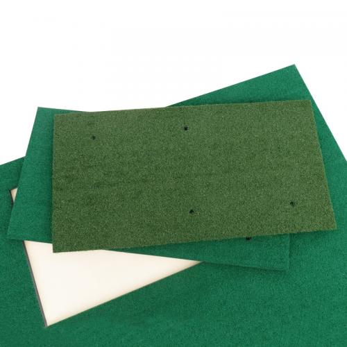 Detachable grass mat golf percussion mat