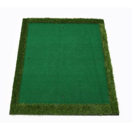 Indoor/outdoor golf hitting mat delingolf