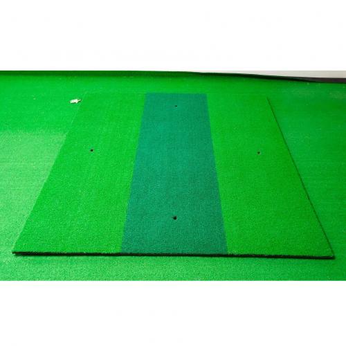 Indoor/outdoor golf hitting mat delingolf