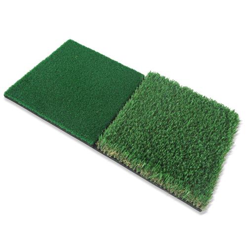 Golf practice net with chipping pad delingolf
