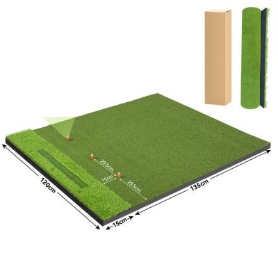Golf playable hitting pad