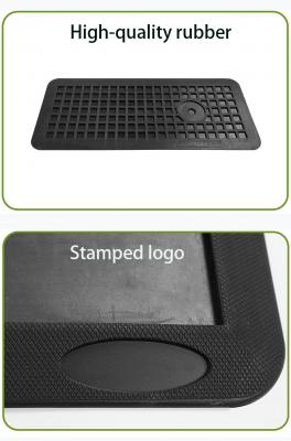 non-slip rubber-soled golf mat