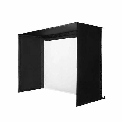 Golf simulator enclosure