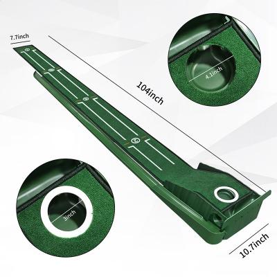 Portable putting mat