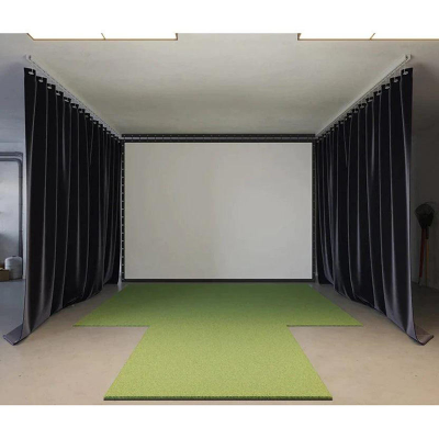 Commercial Indoor Golf Simulationcurtains Studio