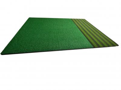 Golf Hitting Mat Two‑Tone Striped Fairway Mat