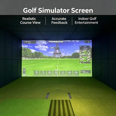 delingolf indoor golf impact screen