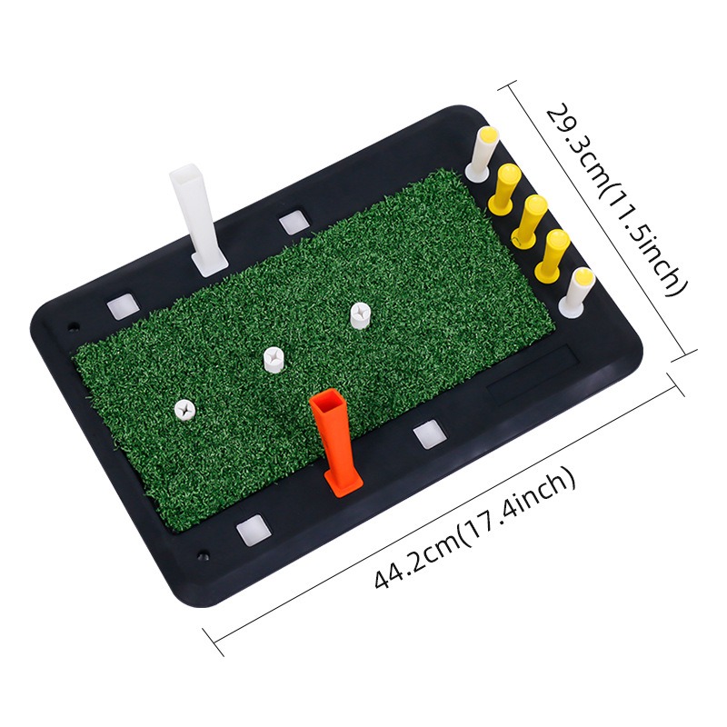 Unlock Your Potential, Anytime, Anywhere: The All-in-One Golf Swing Practice Mat, Your Personal Driving Range​