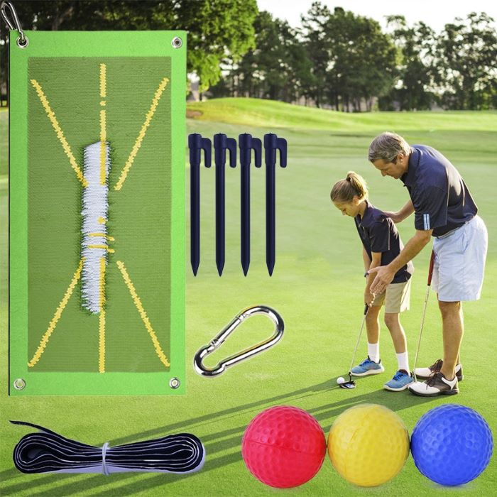 Revolutionize Your Home Golf Training: See Your Swing Path with Our Visual Strike Mat