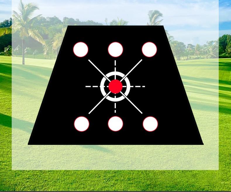 Revolutionize Short Game: Introducing the 6-Hole 4-Target Golf Hitting Mat