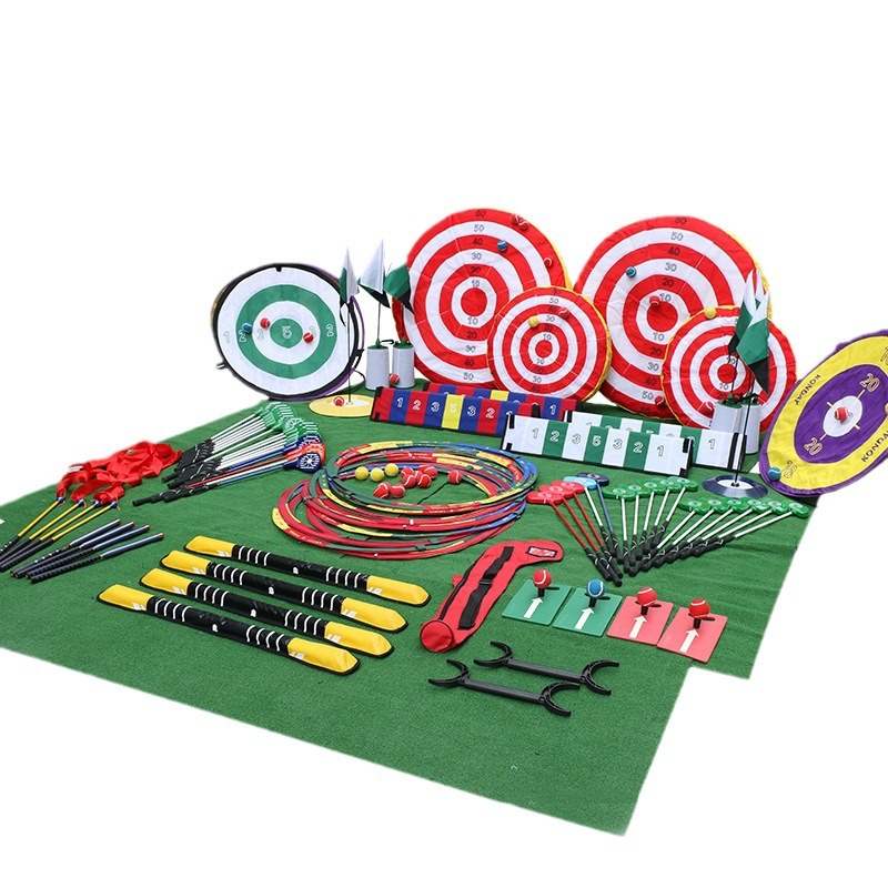 Junior Golf Training Set with Swing Putter Practice Equipment